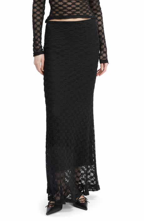 Adoni Floral Lace Maxi Skirt