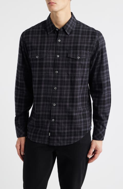 Ysabel Modern Fit Plaid Cotton Button-Up Shirt