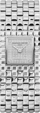 FREDERIQUE CONSTANT Classics Manchette Diamond Bracelet Watch, 20mm x 25.7mm