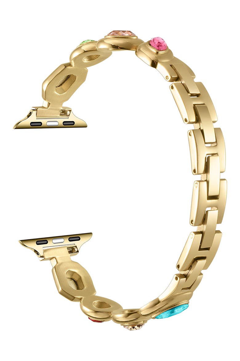 Honey Apple Watch® Bracelet Watchband, Alternate, color, GOLD
