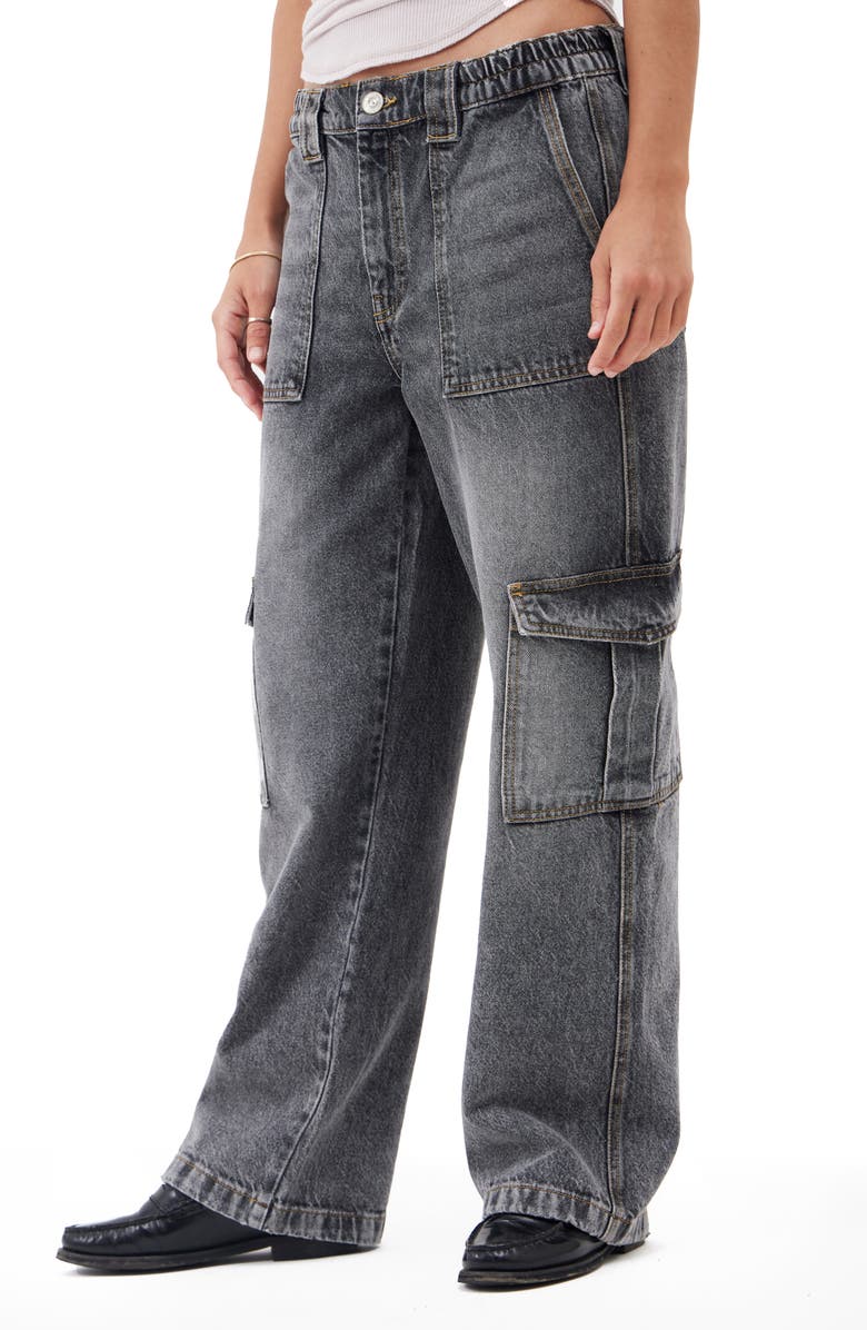 BDG Urban Outfitters Cargo Skate Pants, Alternate, color, Washed Black