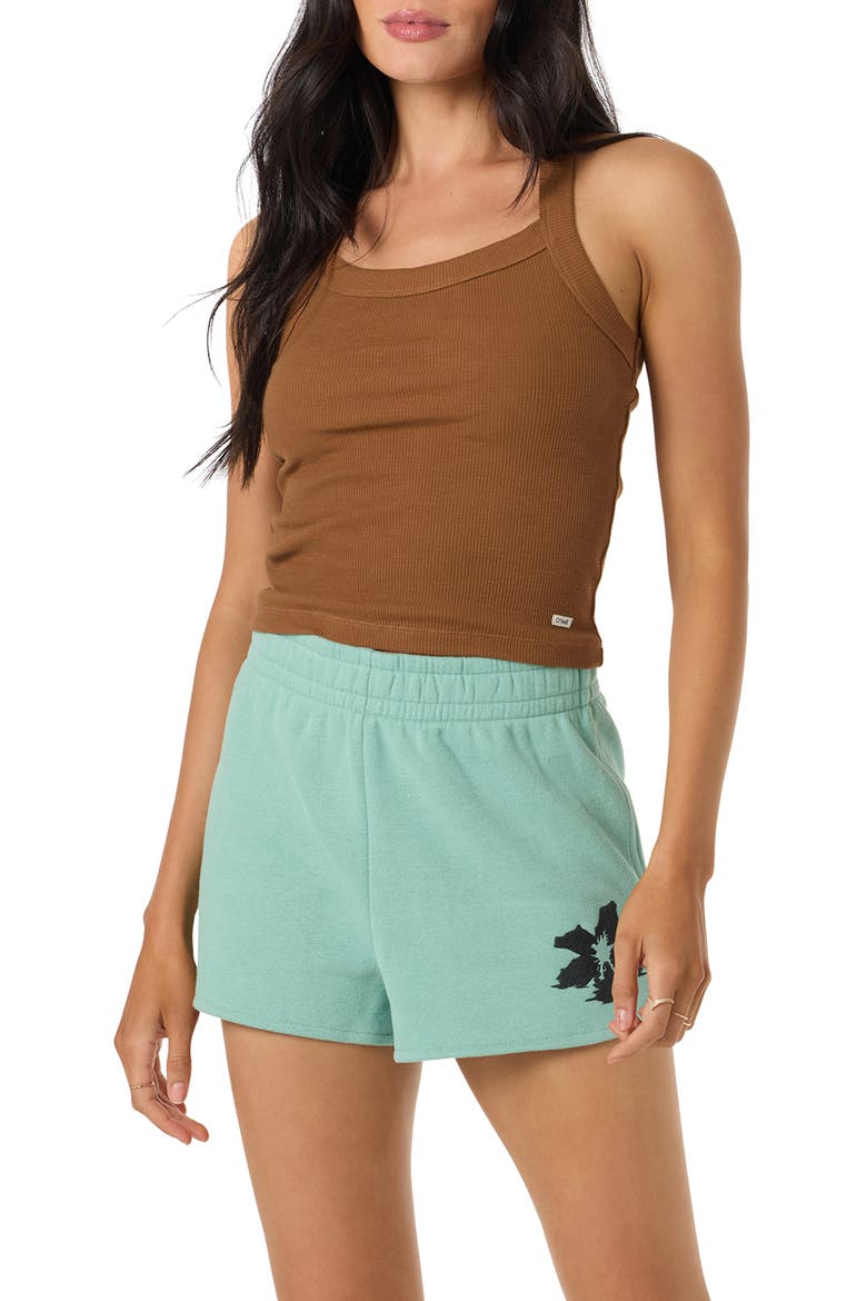 Tropic Melt Dolphin Shorts, Alternate, color, GREEN