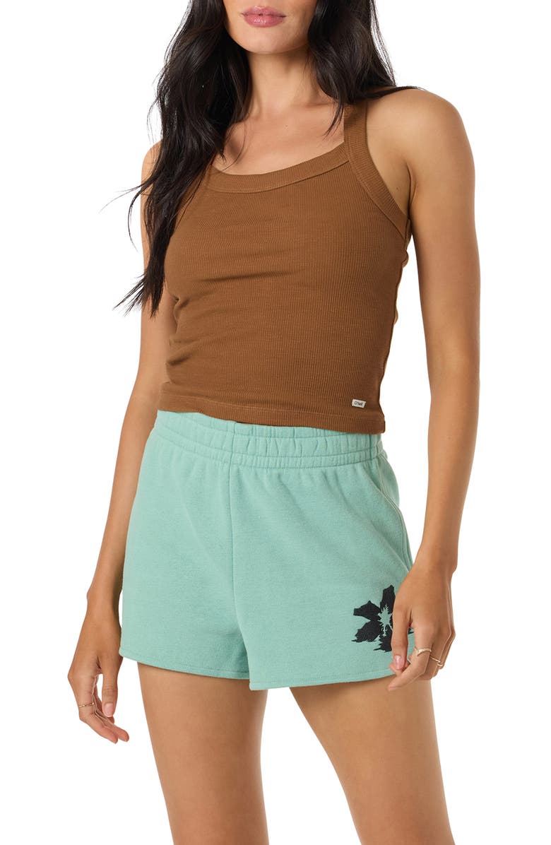 O'Neill Tropic Melt Dolphin Shorts, Alternate, color, Green