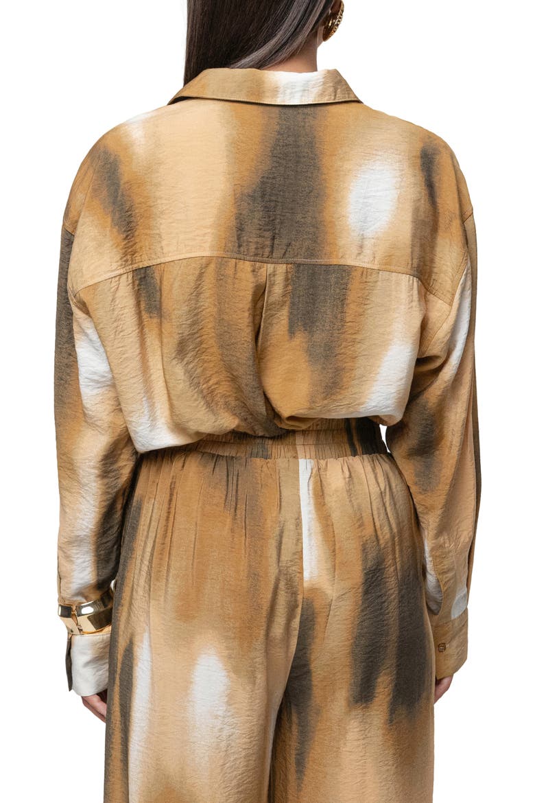 Celestial Sands Shirt, Alternate, color, BROWN