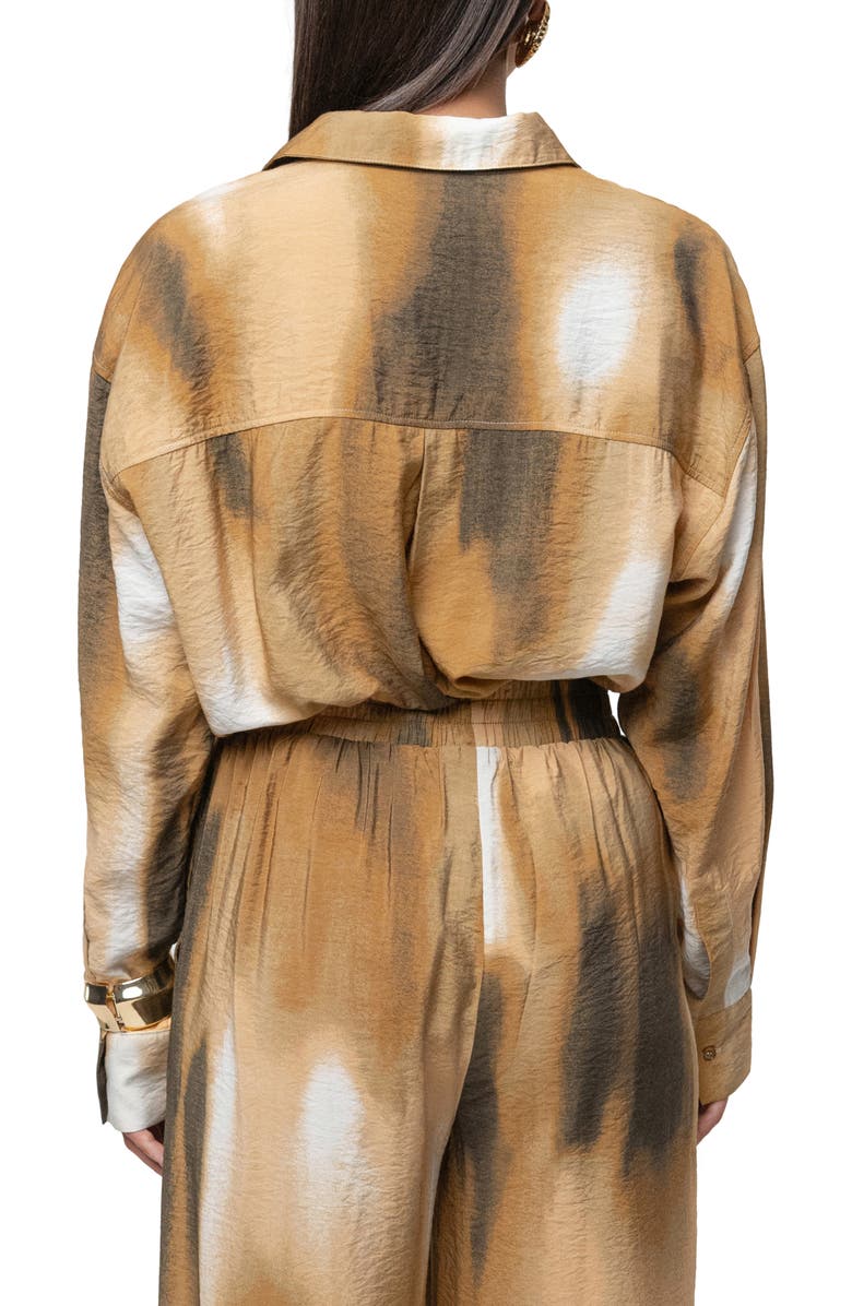 JLUXLABEL Celestial Sands Shirt, Alternate, color, Brown