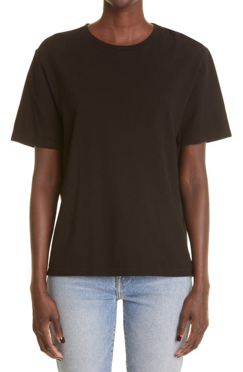 Tシャツ・カットソー KHAITE Women Tops 9747511 393 Brown Women's Khaite Tops | Nordstrom
