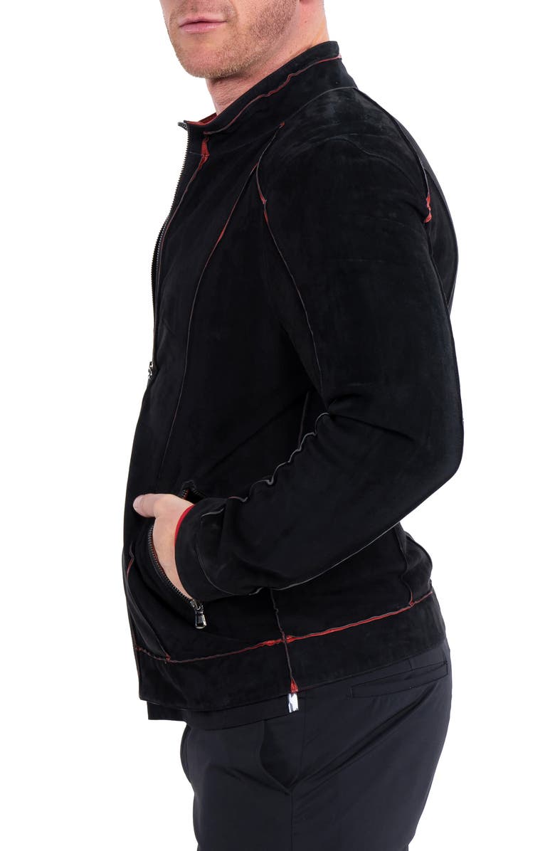 Maceoo Quilted Leather Jacket, Alternate, color, 