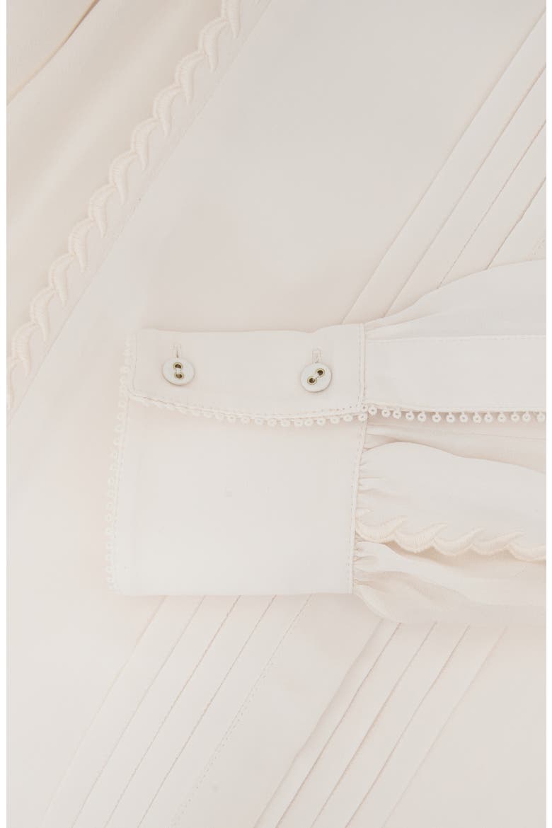 Maddie Pleated Button-Up Top, Alternate, color, PALE PINK