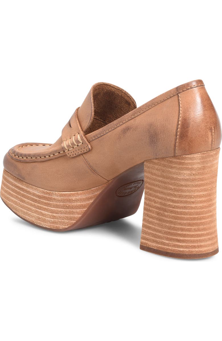Kork-Ease<sup>®</sup> Barbara Platform Penny Loafer Pump, Alternate, color, Brown