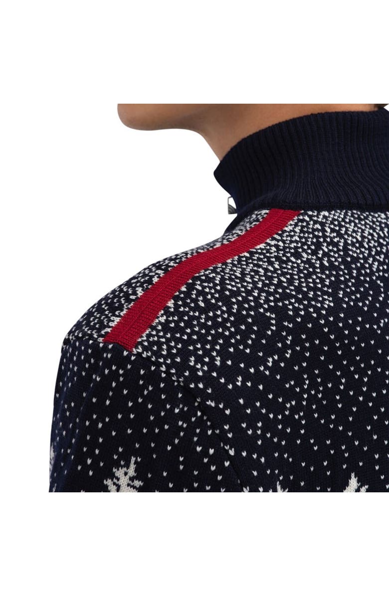 Dale of Norway Dale Christmas Sweater - Men's, Alternate, color, Navy/Off White/Red Rose2