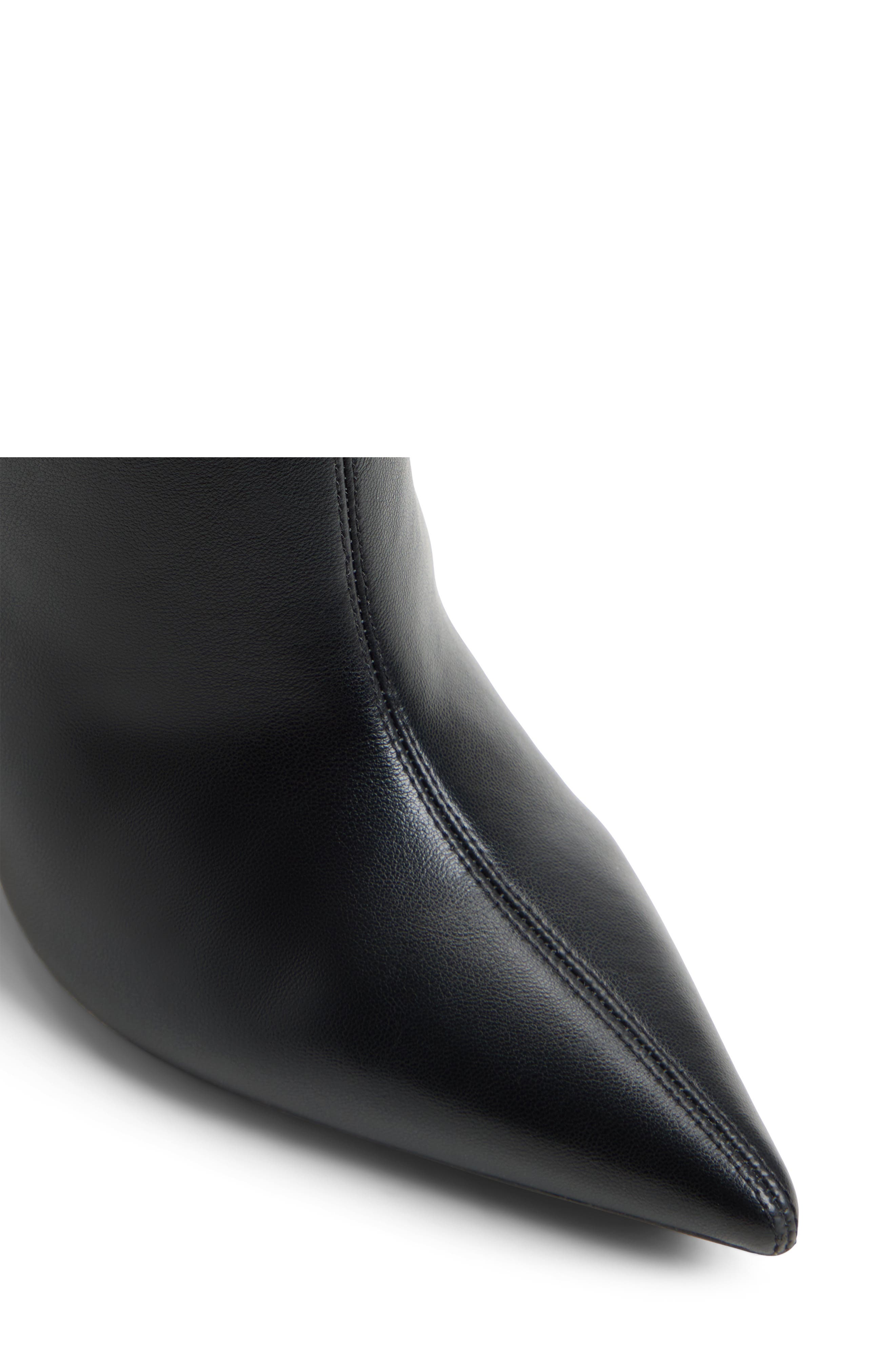 Zalya Wedge Knee High Boot, Alternate, color, BLACK