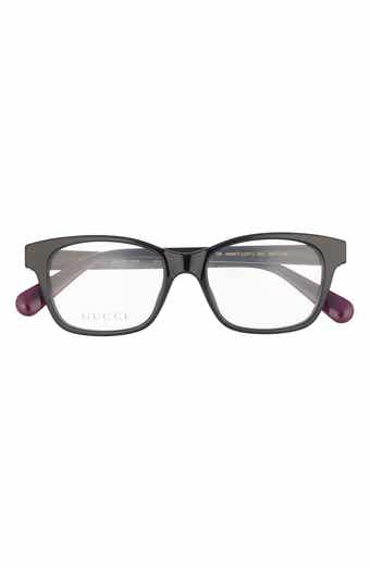 Gucci 49mm Square Optical Glasses