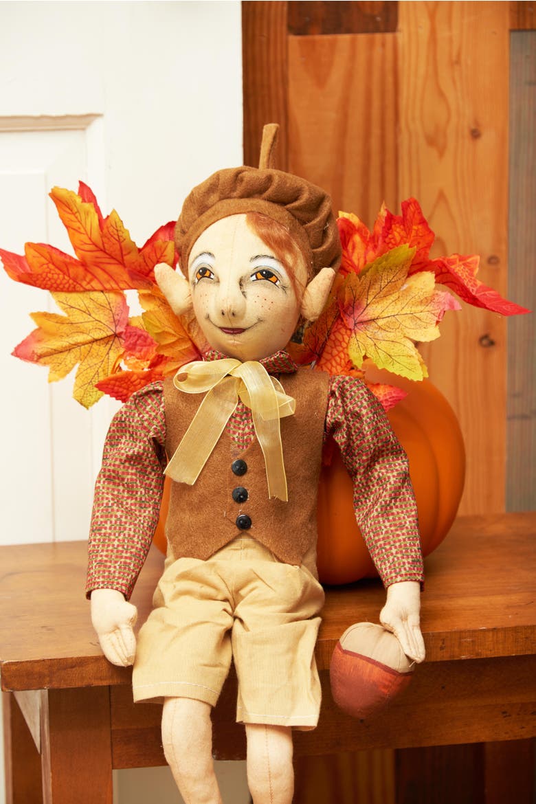 Ambrose Scarecrow Harvest Joe Spencer Gathered Traditions Figurine, Alternate, color, Beige