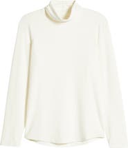 Zella Cozy Rib Mock Neck Top