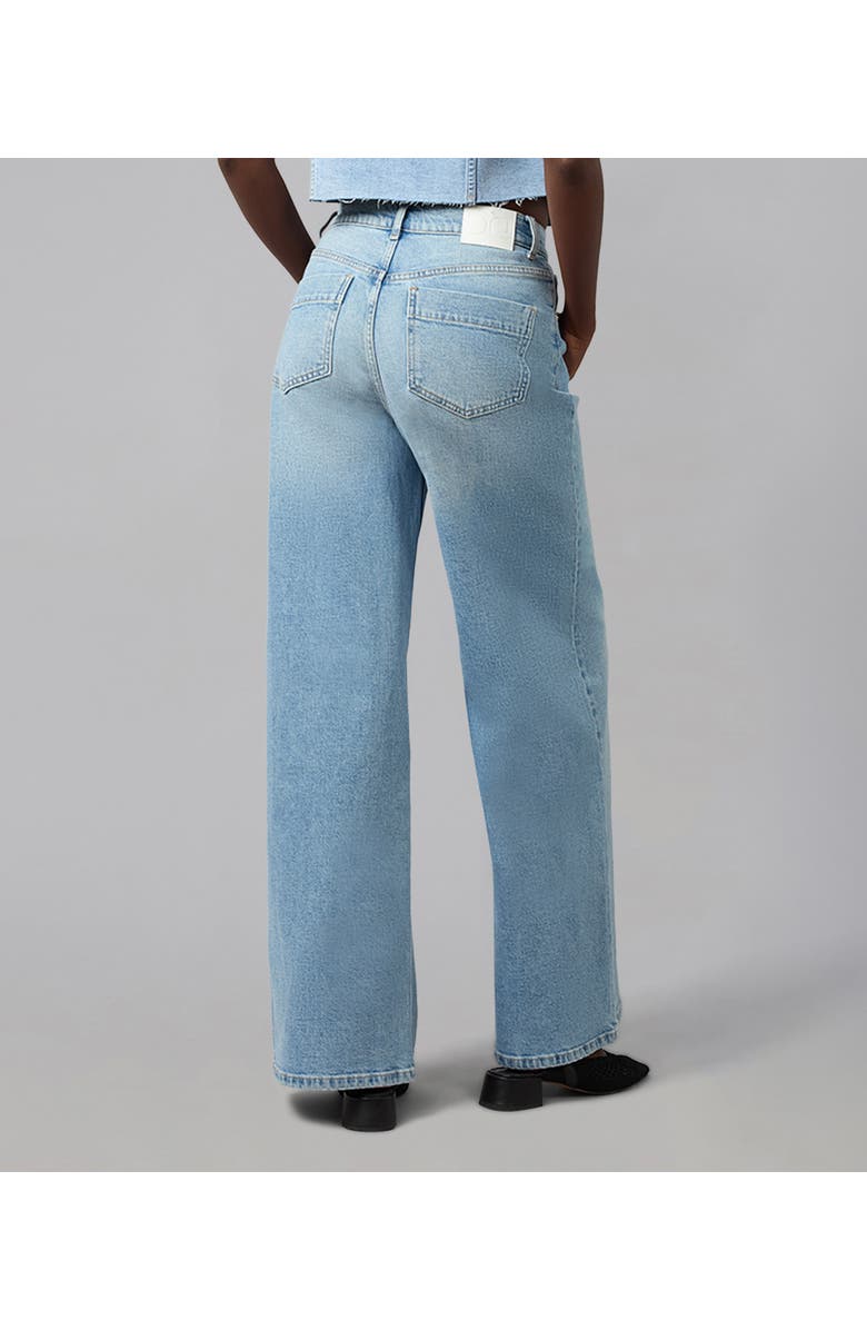 Lola Denim Milan Ultra High Rise Wide Leg Jeans, Alternate, color, Studden Whimsy Blue