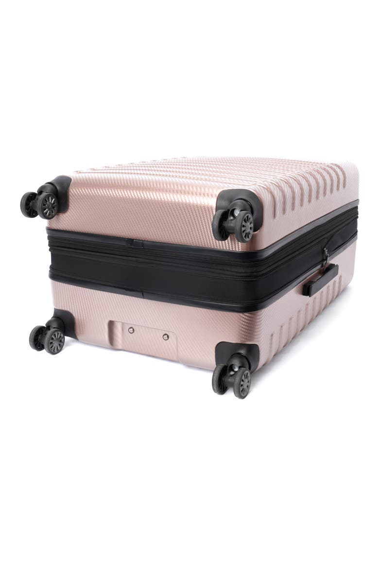 Rollmaster™ Lite 20-Inch Expandable Carry-On Hardside Spinner Luggage, Alternate, color, ROSE CARBON FIBER