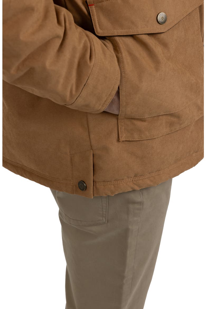 Four Pocket Water & Wrinkle Resistant Barn Coat, Alternate, color, WHISKEY
