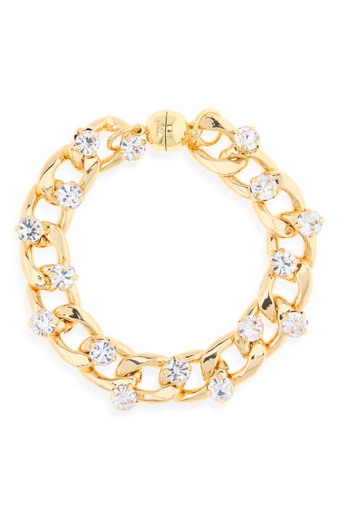 Galaxy Cubic Zirconia Curb Chain Bracelet