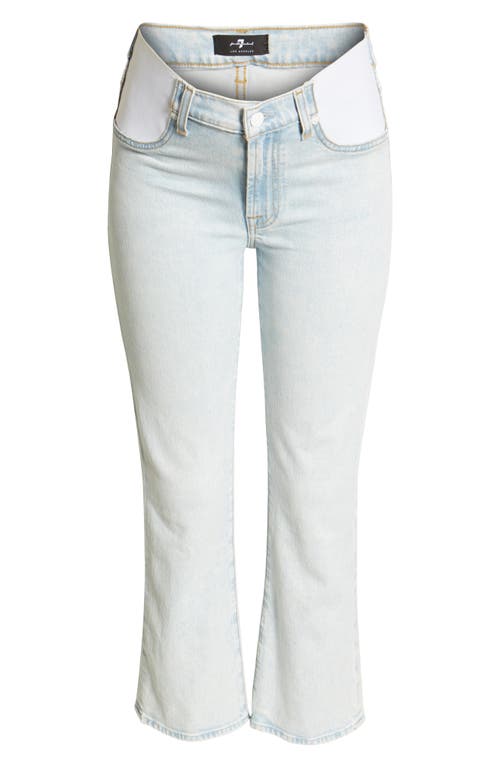 7 For All Mankind Seven Slim Kick High Waist Crop Maternity Jeans