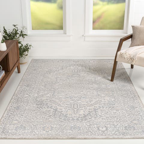 Modern Persian Vintage Medallion Area Rug