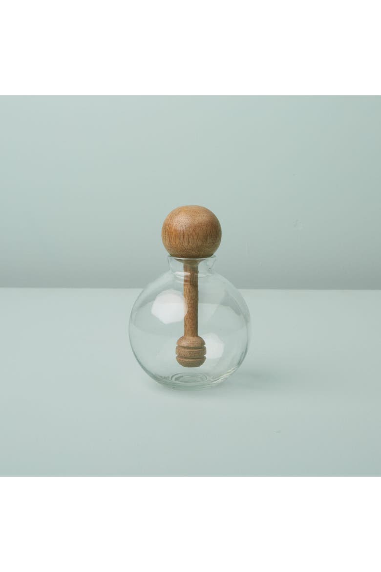 Brisbane Honey Jar, Alternate, color, Clear