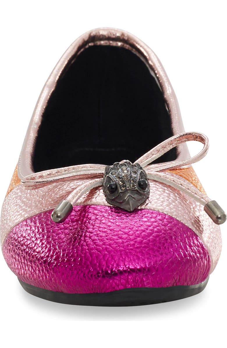Kurt Geiger London Kids' Mini Eagle Ballerina Flat, Alternate, color,