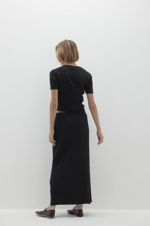 Naked Cashmere Aubrie Midi Skirt In Black