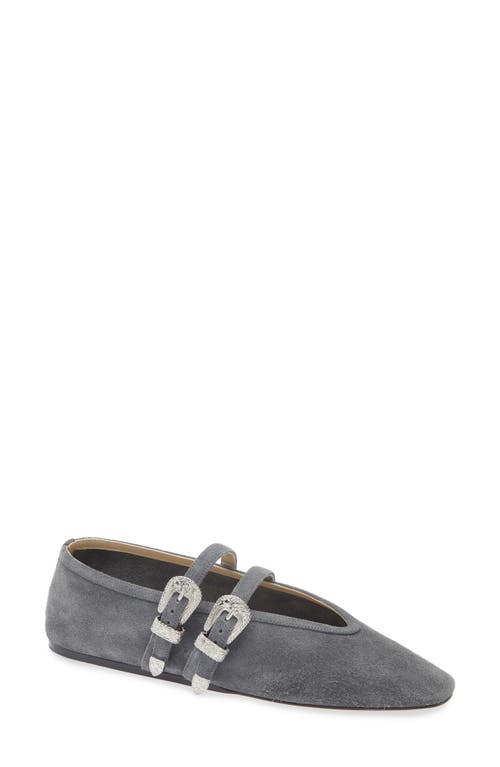Shop Le Monde Beryl Claudia Ballet Flat In Anthracite