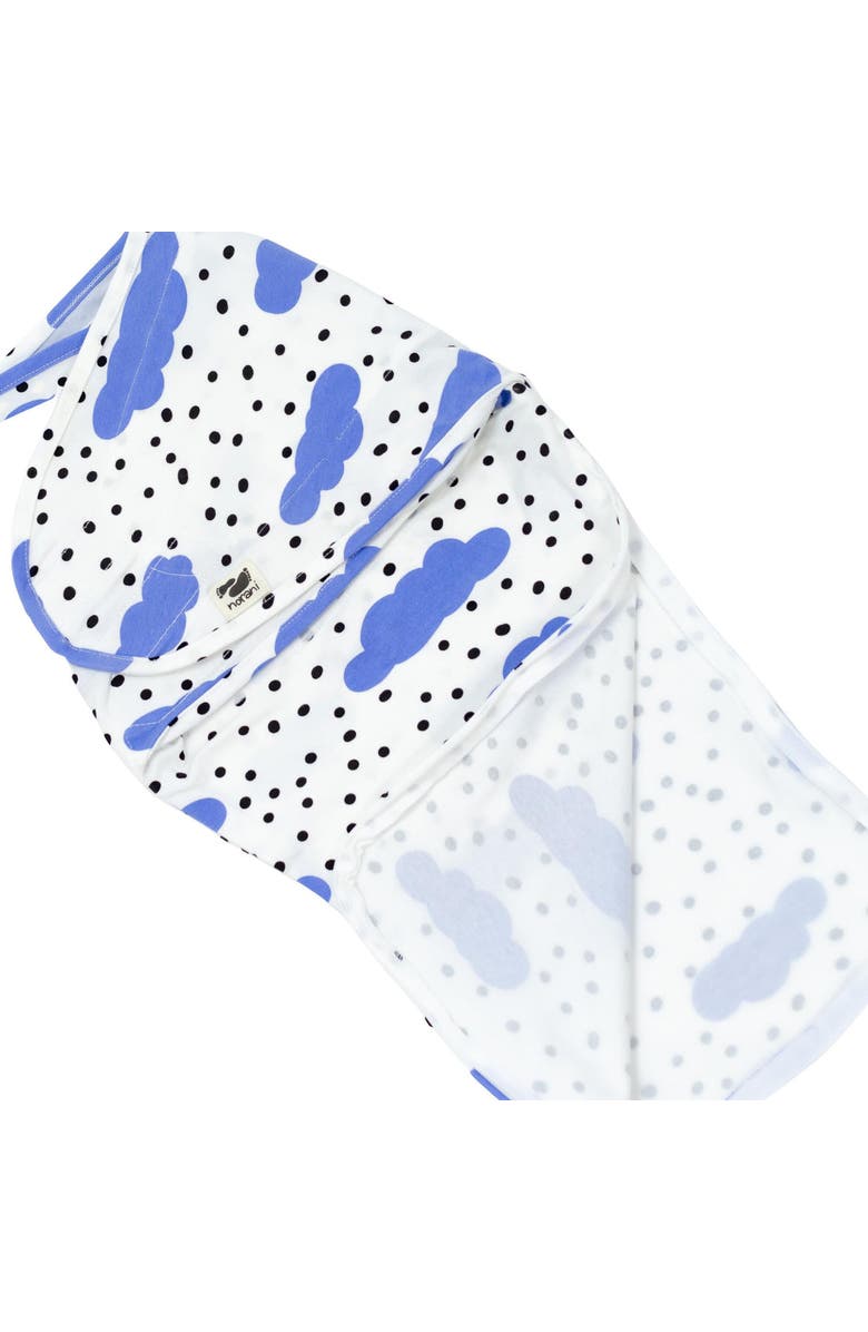 Norani Organic Snugababe Swaddle Sleep Pod with Arm Inserts, Alternate, color, Blue Clouds