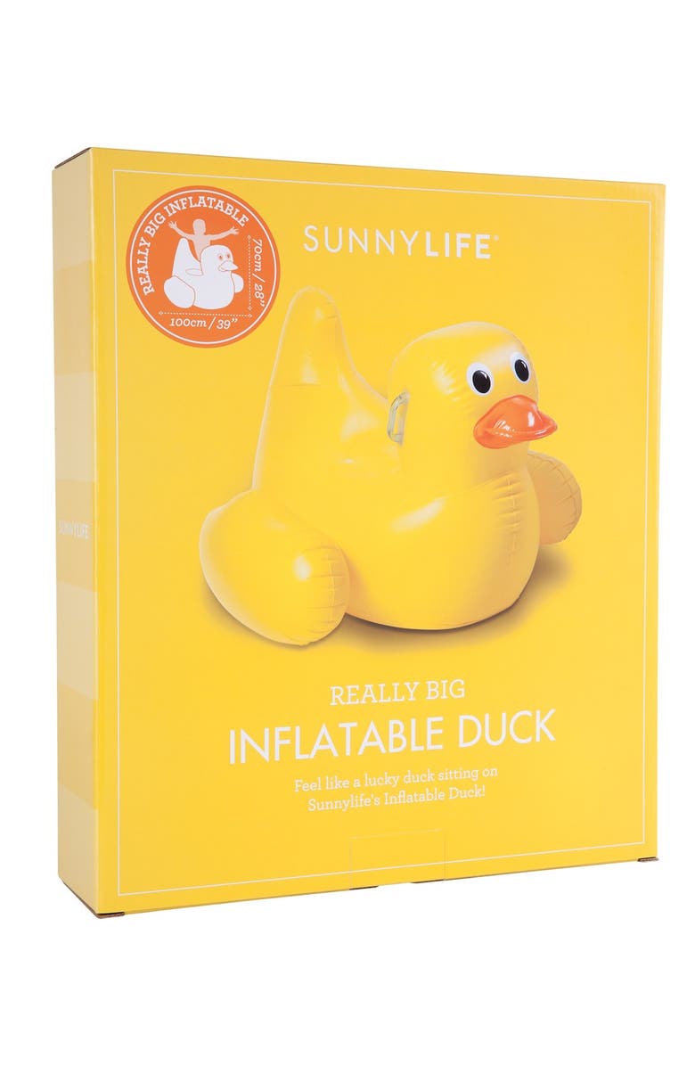 Sunnylife 'Really Big' Inflatable Duck Pool Floatie, Alternate, color,