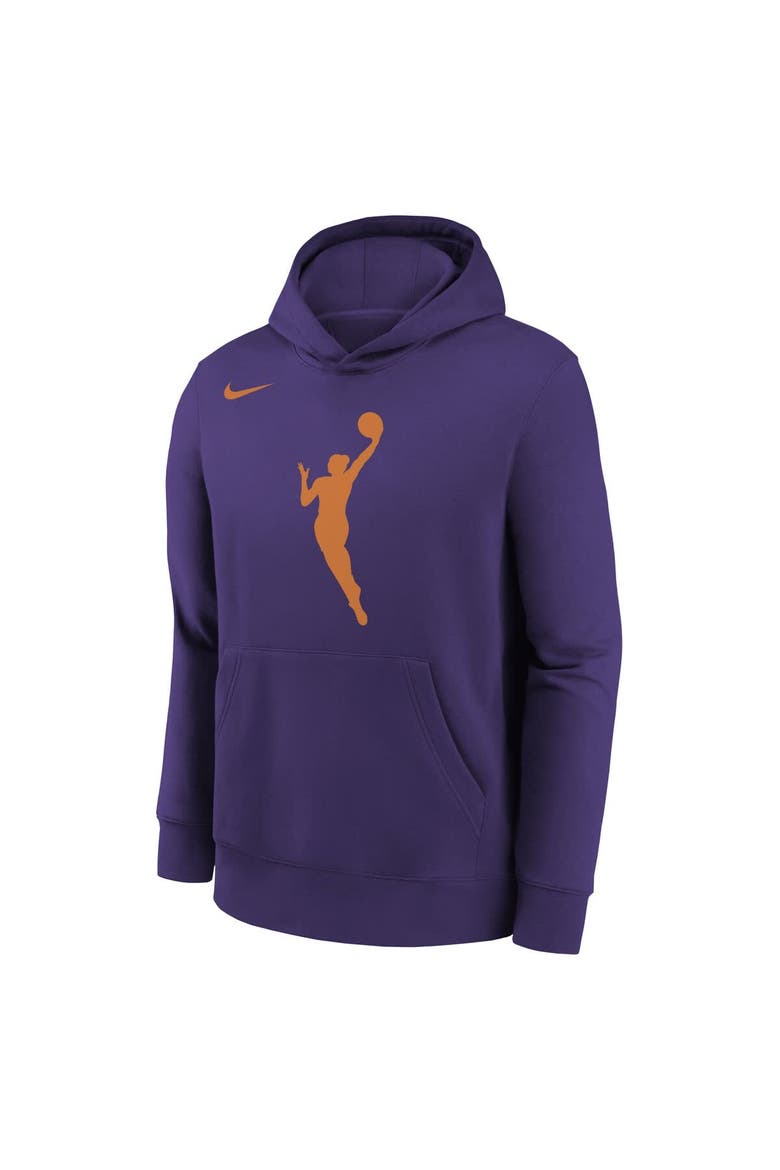 Youth Nike Purple WNBA Logo Essential Team Pullover Hoodie, Alternate, color, Purple