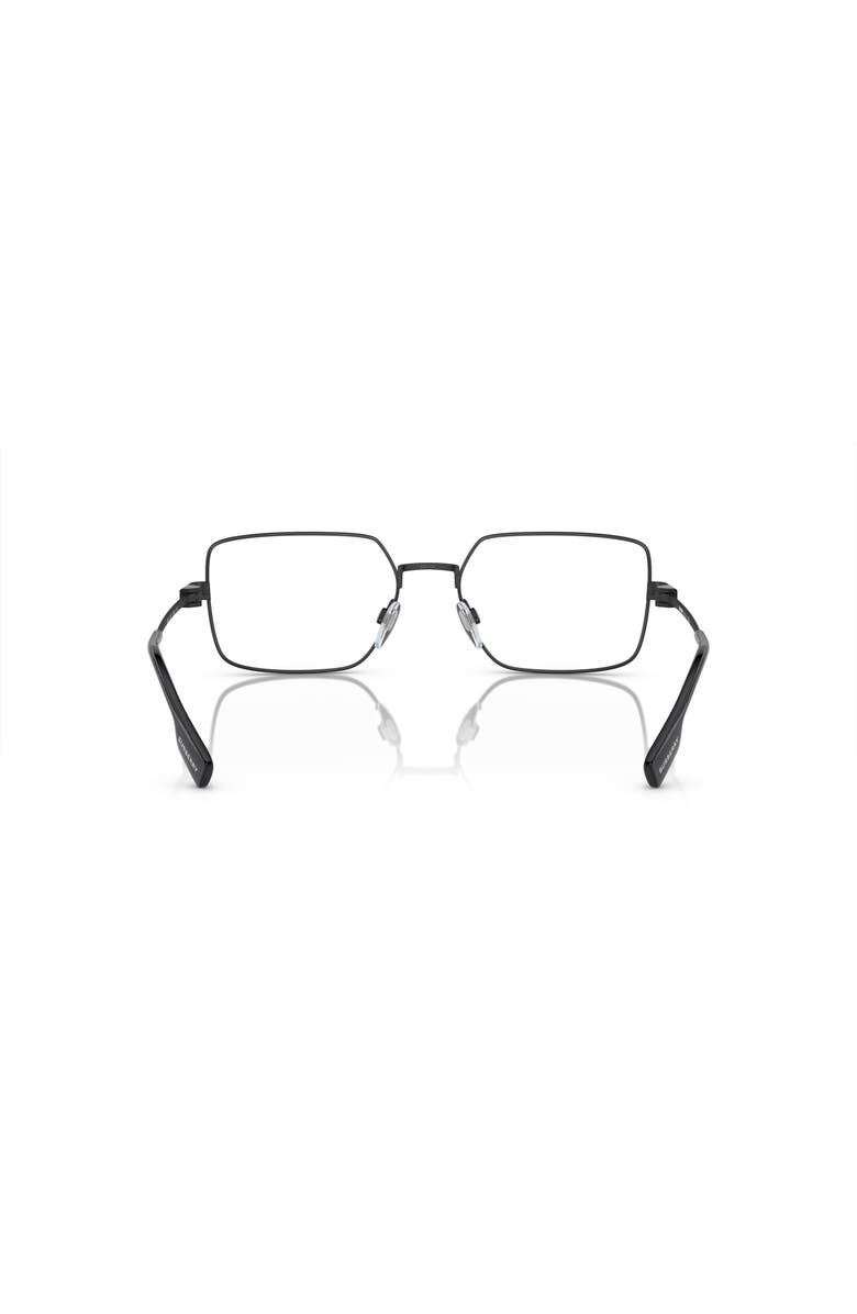 Burberry 56mm Rectangle optical glasses, Alternate, color, Black