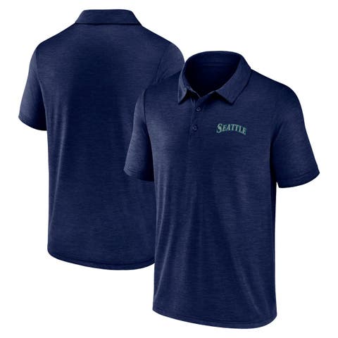 Men's  Navy Seattle Mariners Lightweight Unstoppable Polo