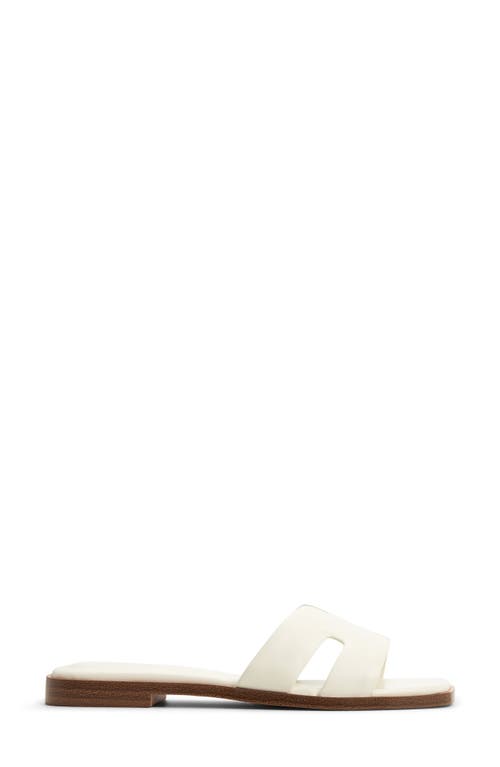 Aldo Itsandal Slide Sandal In White