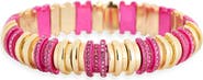 Covet Two-Tone Ombré Cubic Zirconia Stretch Bracelet