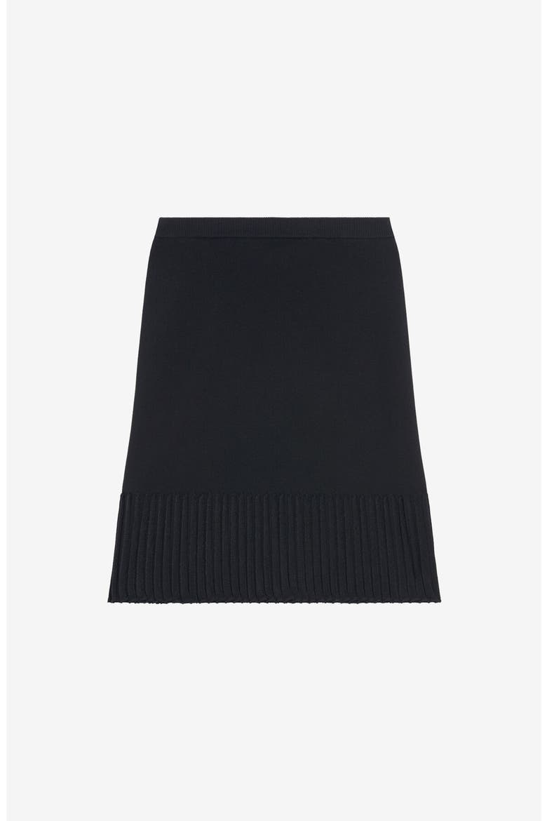Fannya Knit Skirt, Alternate, color, Black