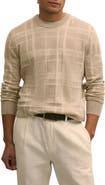 Brooks Brothers Plaid Texture Cotton Sweater