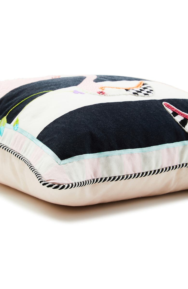 MACKENZIE CHILDS Patience Brewster Flamingo Accent Pillow, Alternate, color, Pink