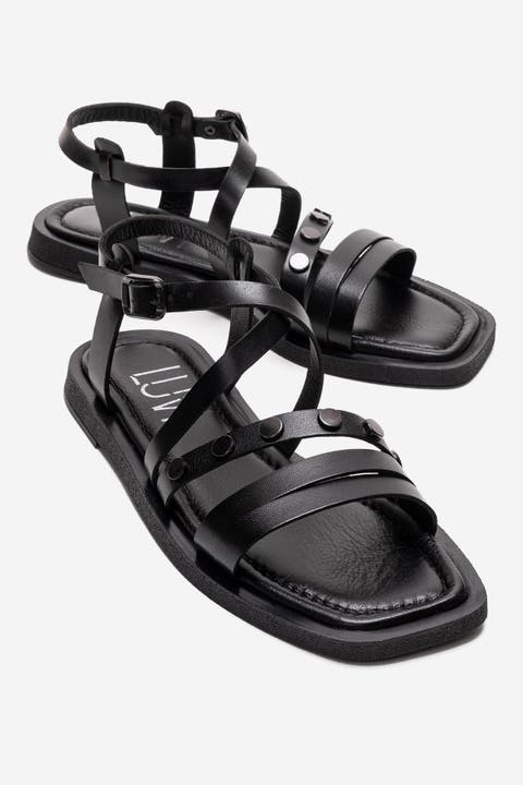 Poole Leather Multi Strap Sandal
