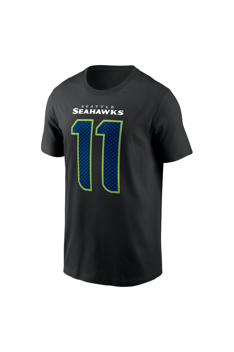 Men's Nike Jaxon Smith-Njigba Black Seattle Seahawks Carbon Name & Number T-Shirt, Alternate, color, Black