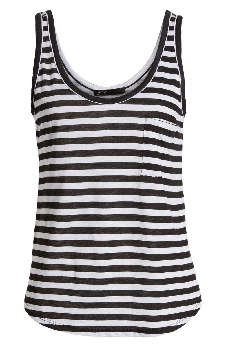 GIBSONLOOK Gibson x Hi Sugarplum! Summerland Scooped Neck Pocket Tank Top, Alternate, color, 