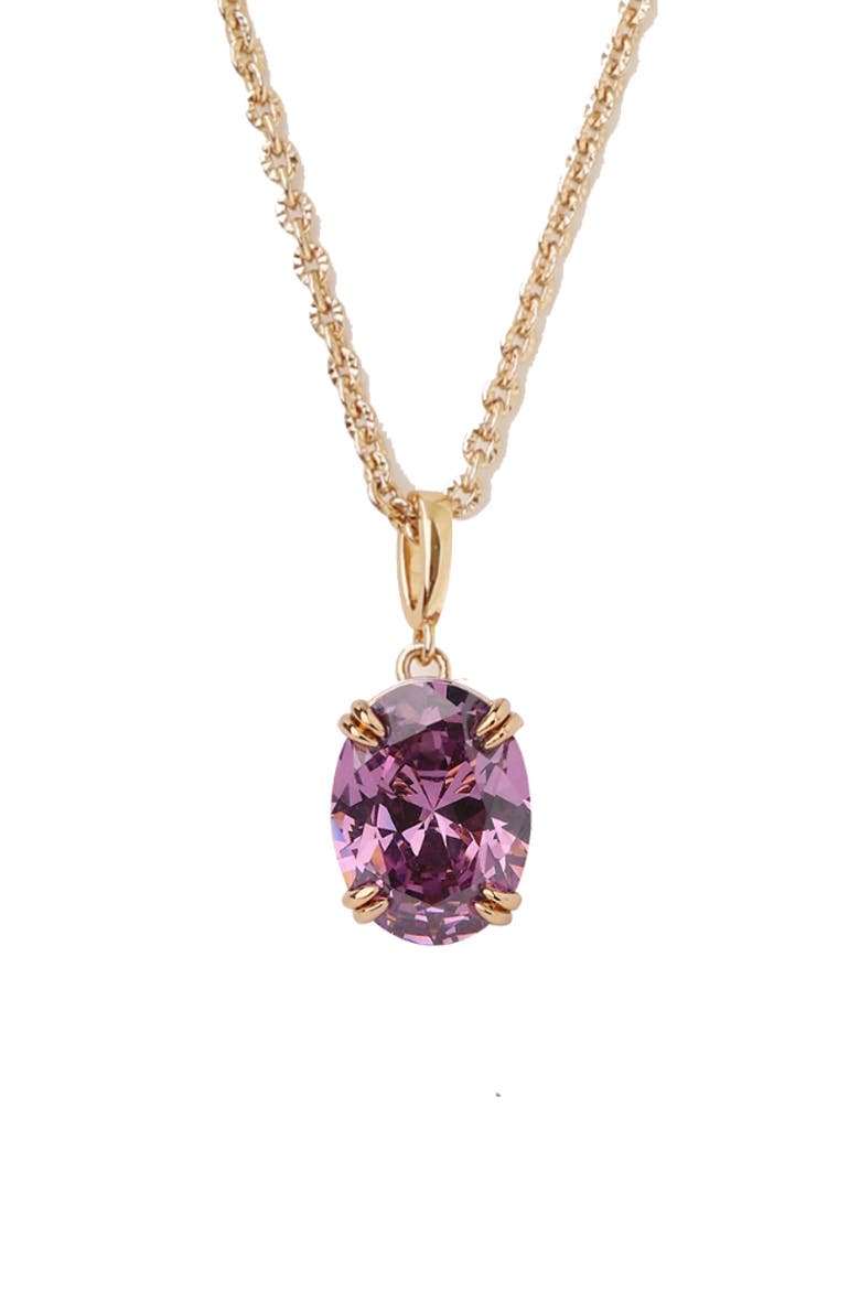 Grape Glow Pendant, Alternate, color, Purple & Gold