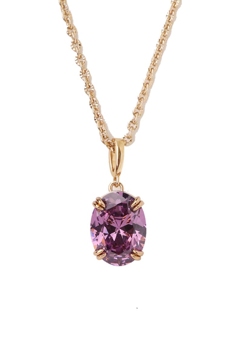 RC RETRO CHIC Grape Glow Pendant, Alternate, color, Purple & Gold