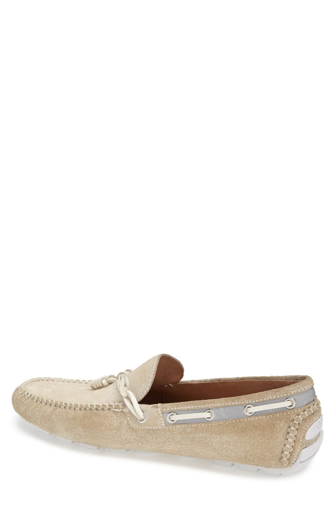 Donald Pliner Donald J Pliner 'Denton' Tasseled Suede Loafer, Alternate, color, 