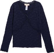 Walking on Sunshine LS SEAMLESS LACE TRIM TOP