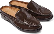Beek Owlet Flat Leather Mule