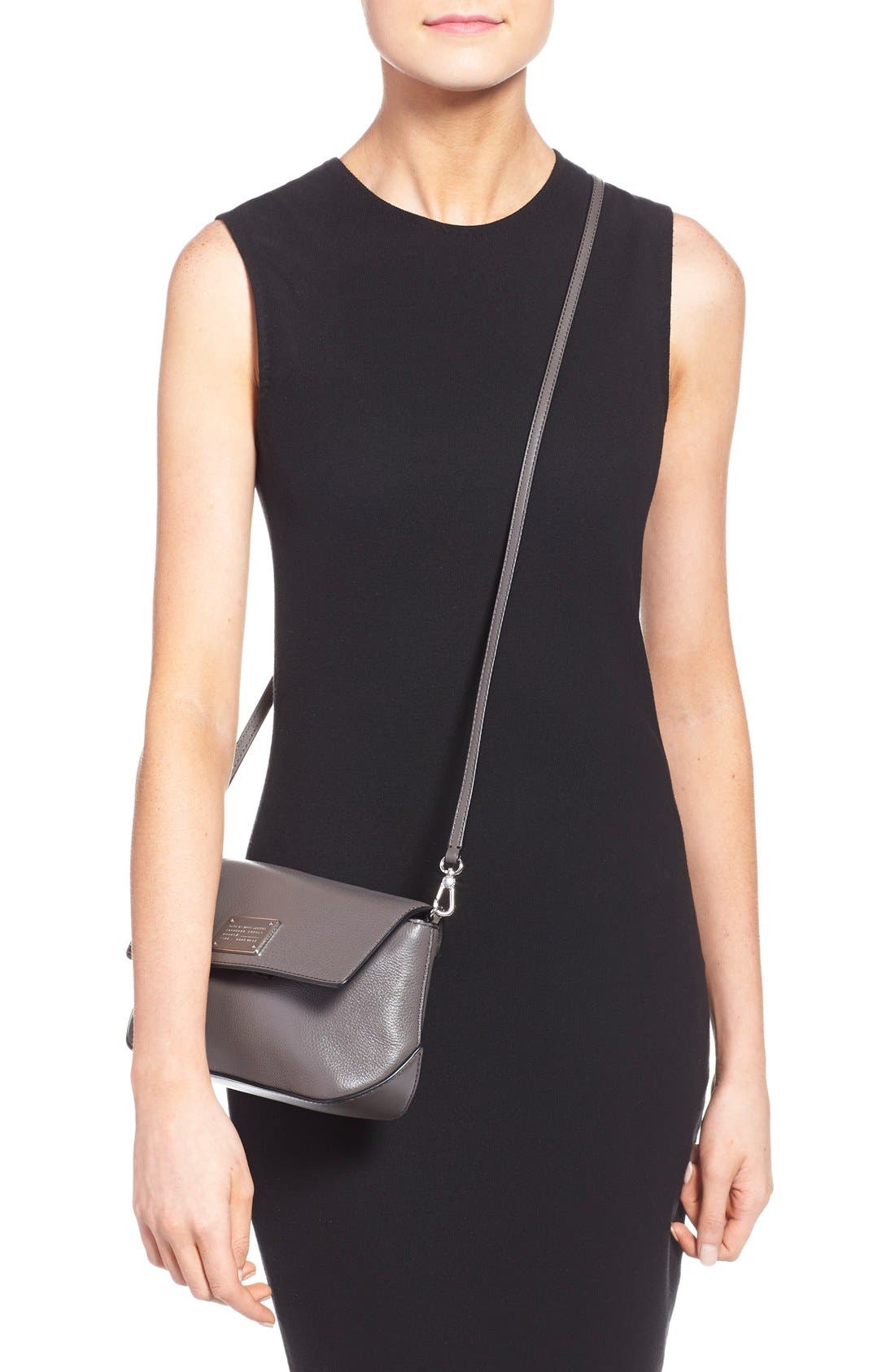 MARC BY MARC JACOBS 'New Too Hot To Handle' Satchel, Alternate, color, FADED ALUMINUM