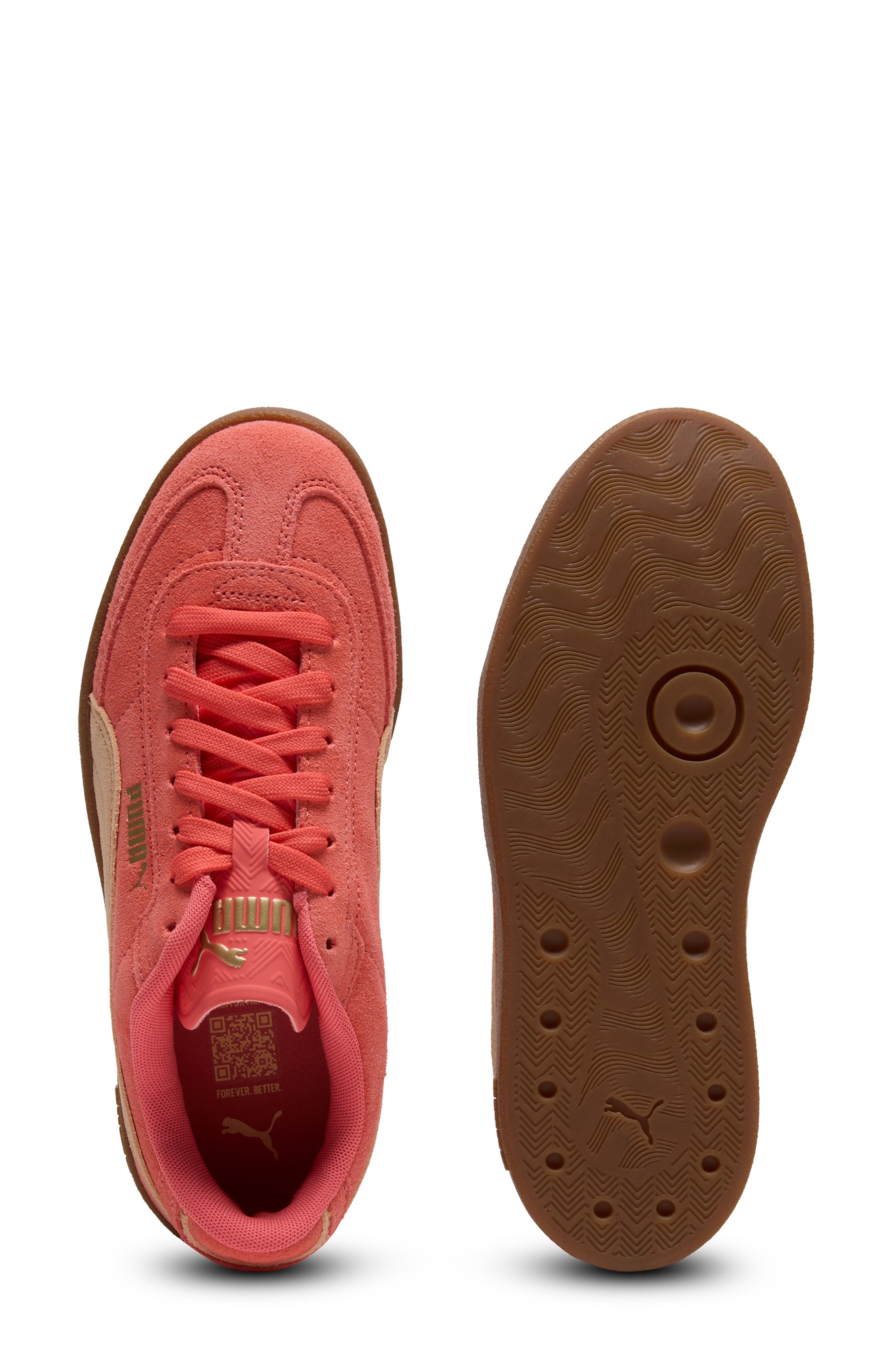 PUMA Club II Era Sneaker, Alternate, color, Peach Frost-Peach Fizz