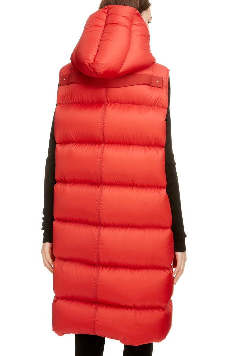 Rick Owens Oversized Down Puffer Vest, Alternate, color,
