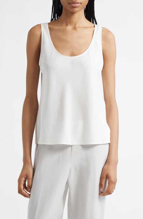 Vince Bias Stretch Silk Tank